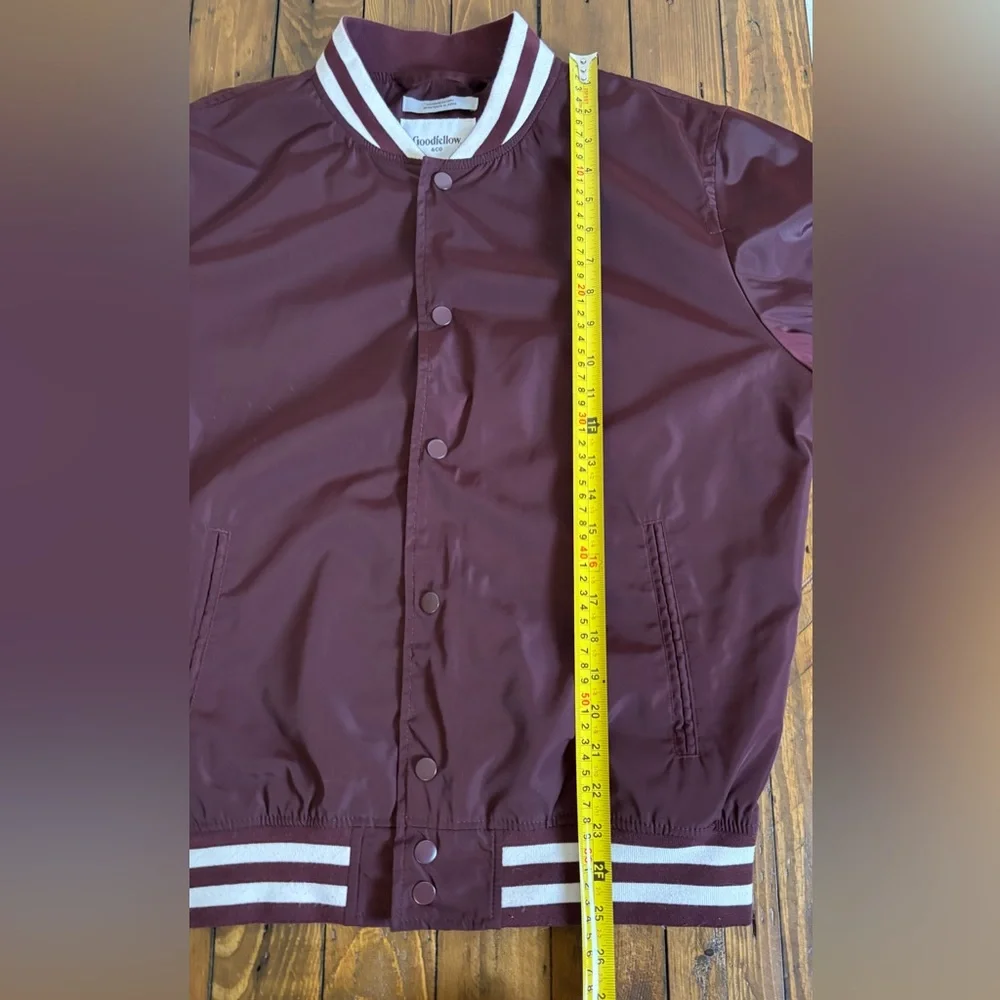 Goodfellow & Co Men's Burgundy Bomber Jacket - Picture 7 of 14